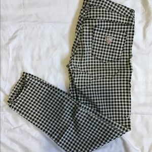 early 2000's houndstooth Guess pants